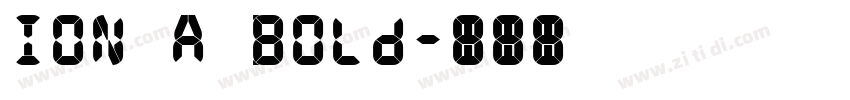 ION A Bold字体转换